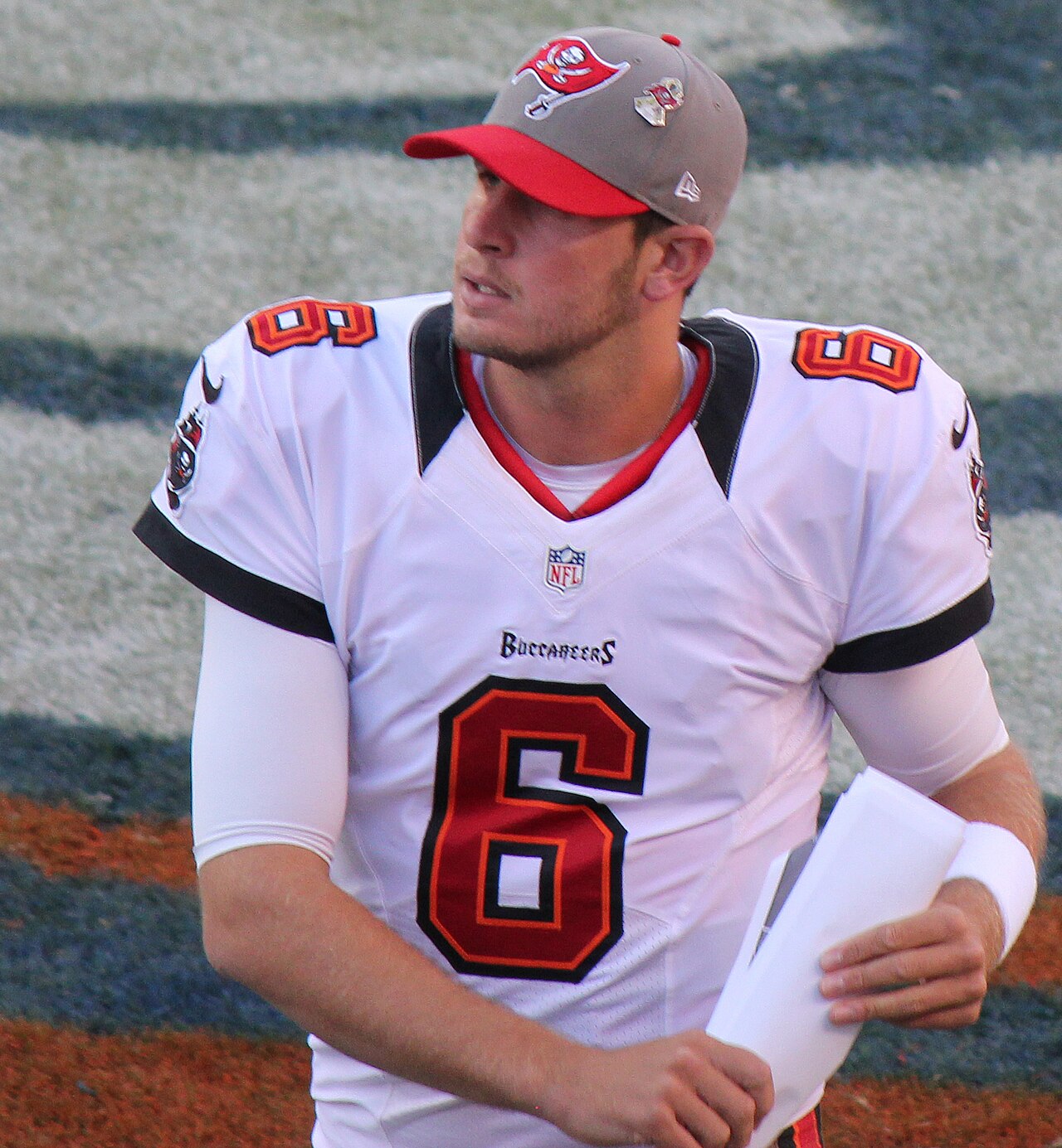 Dan Orlovsky in uniform during his NFL playing career in December 2012
