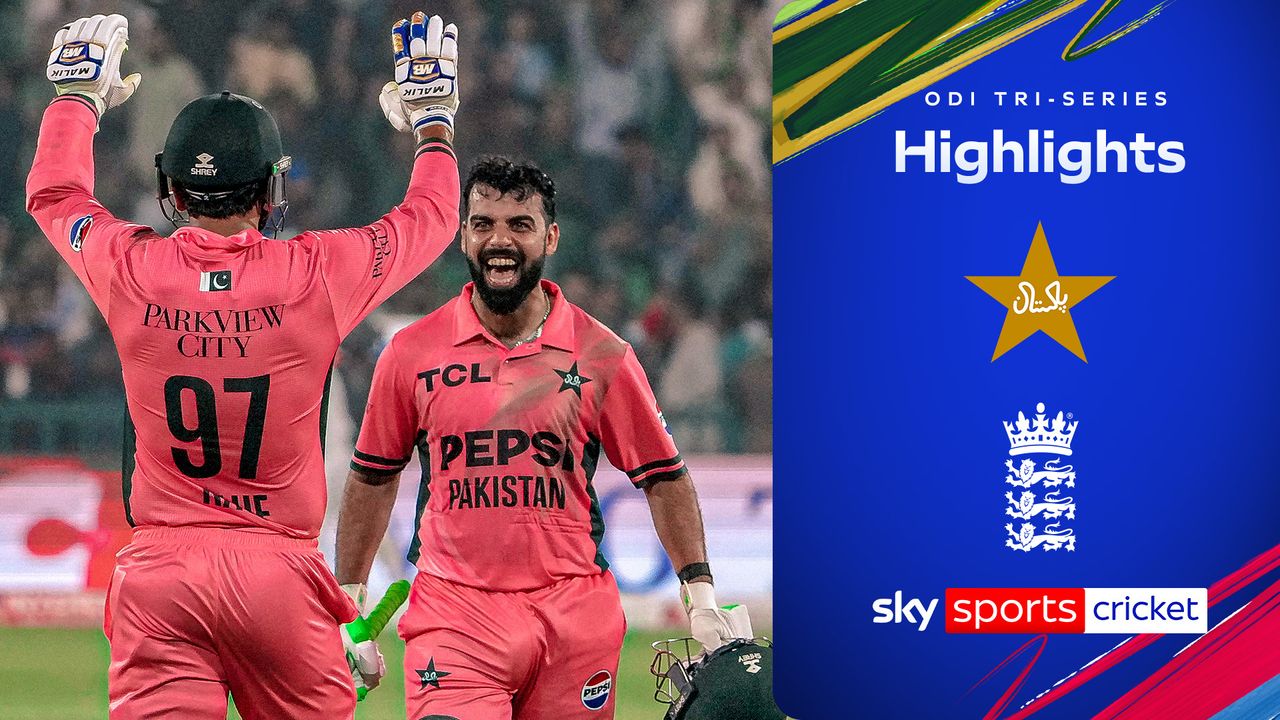 Pakistan and England players during the Lahore ODI Tri-Series match on October 25, 2026.