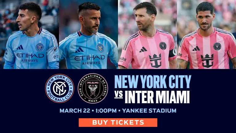 New York City FC and Inter Miami match promotion