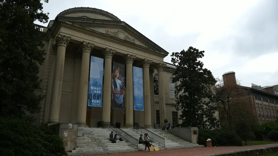 A building on the University of North Carolina at Chapel Hill campus; illustrative photograph, not the trial venue