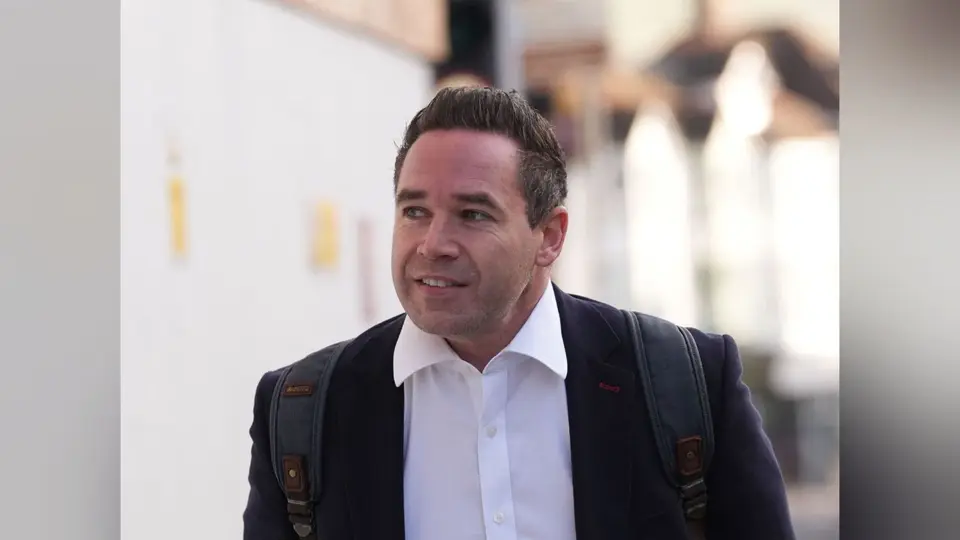 Kieran Hayler pictured outside court