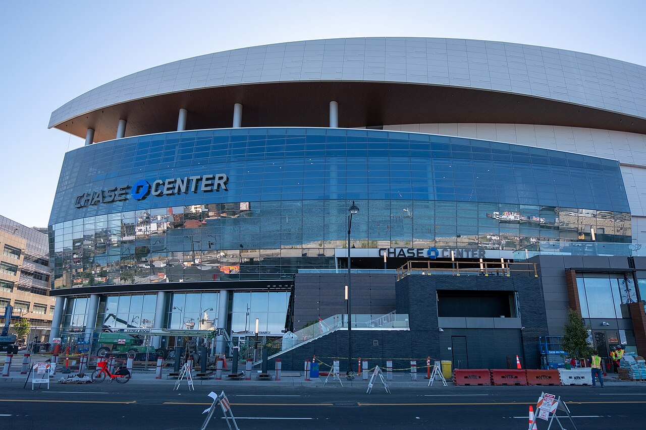 Chase Center in San Francisco, home arena of the Golden State Valkyries and the site of Game 2