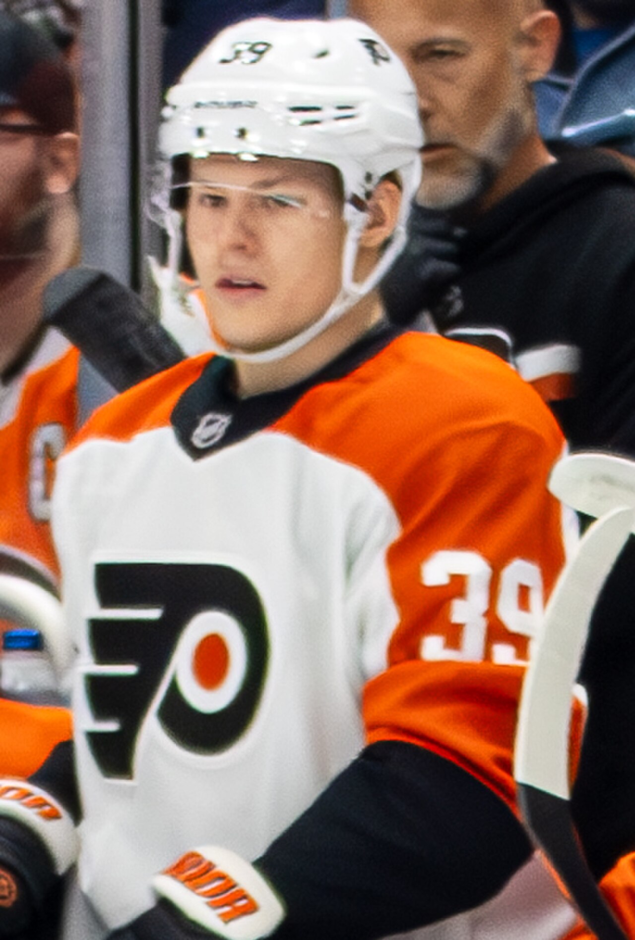 Philadelphia Flyers forward Matvei Michkov during a game against the Seattle Kraken in October 2024 (file photo)