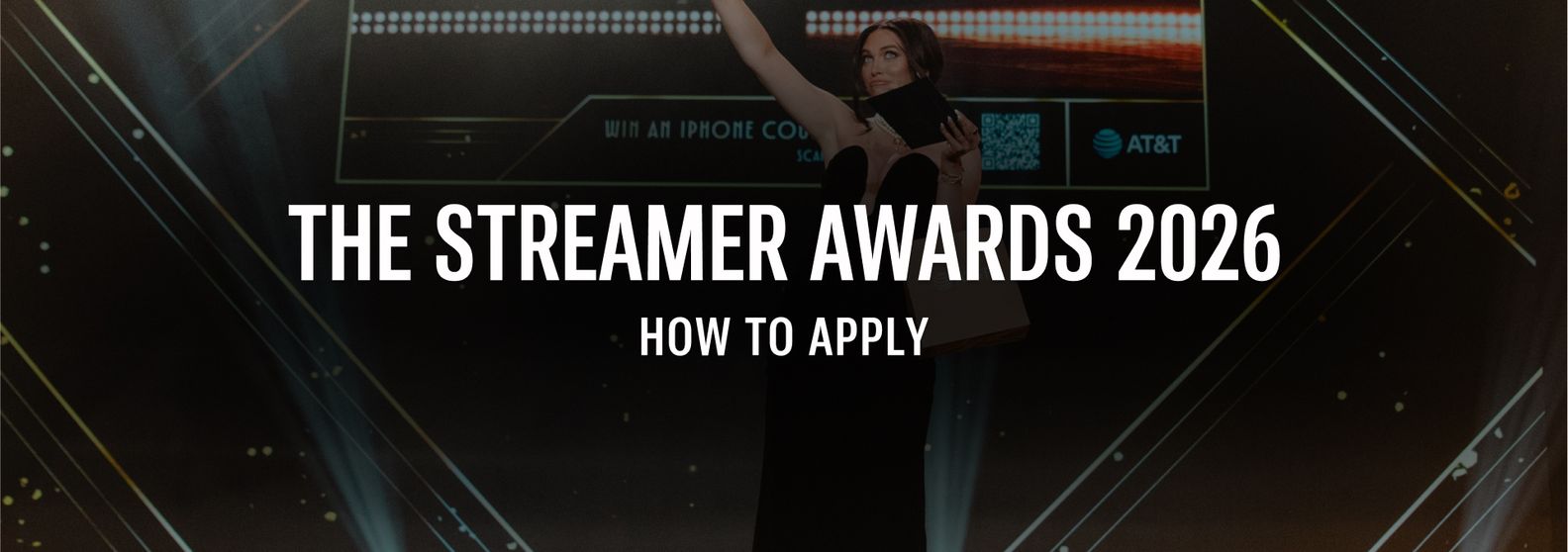 The Streamer Awards 2026 stage graphic