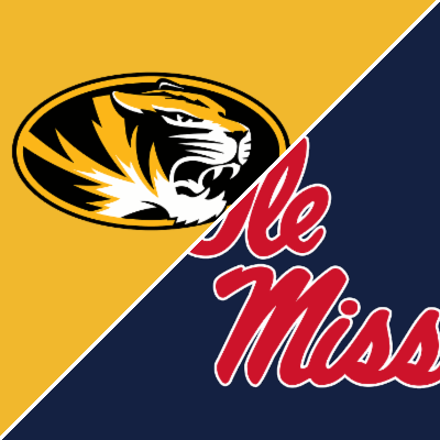 Missouri and Ole Miss matchup graphic