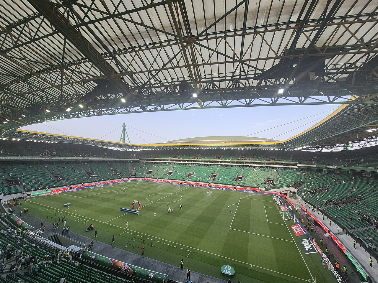 Estadio Jose Alvalade in Lisbon, Sporting CP's home ground, before a home match