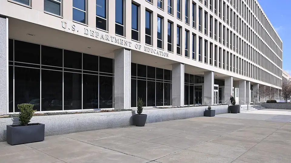 Lyndon Baines Johnson Department of Education Building in Washington, D.C., photographed in February 2025; a file photo, not a scene from the litigation.
